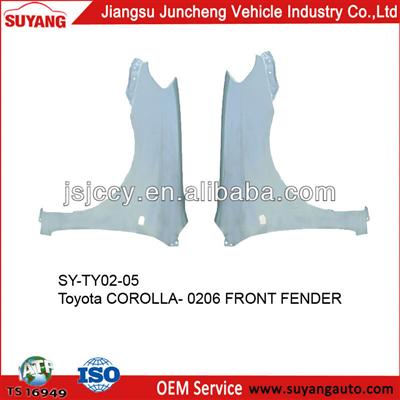 Car Bodyworks Front Fender For Toyota Corolla Parts