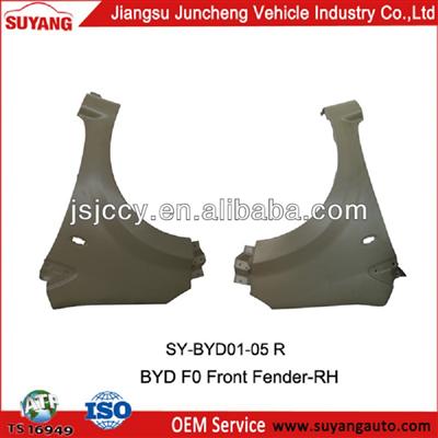 China Car Body Parts Front Fenders for BYD F0,F3,F6