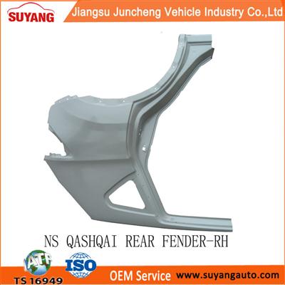 Car Rear Fender Steel Nissan Qashqai Body Metal Parts