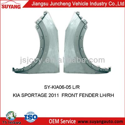 CAR METAL MUDGUARD SPORTAGE 2011 FRONT FENDER