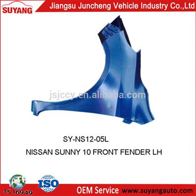 SUYANG GOOD QUALITY CAR ACCESSORIES METAL PARTS NISSAN SUNNY 2010 FRONT FENDER