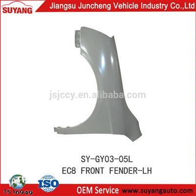 SUYANG BEST SELLING MOTOR STEEL BODY PARTS GEELY EC8 FRONT FENDER