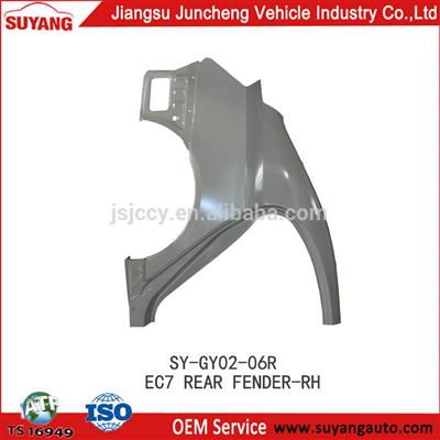 JUNCHENG GOOD PRICE STEEL LAPPET GEELY EC7 REAR MUDGUARD