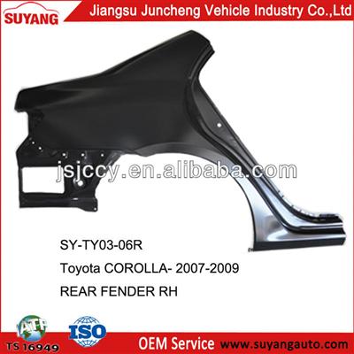 Car Rear Fenders For Toyota COROLLA 2007-2009