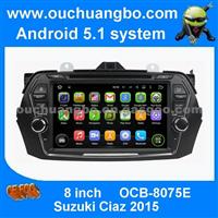 Ouchuangbo Car Radio Dvd Android 5.1 For Suzuki Ciaz 2015 With Gps Video Bluetooth USB