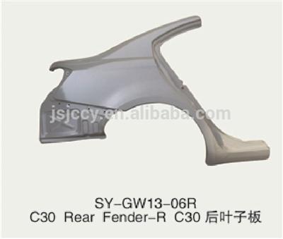 SUYANG BEST SELLING CAR METAL PARTS GREAT WALL MOTOR C30 REAR MUDGUARD