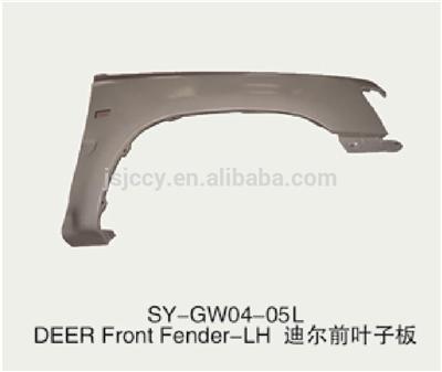 SUYANG BEST SELLING CAR METAL LAPPET GREAT WALL MOTOR DEER FRONT FENDER