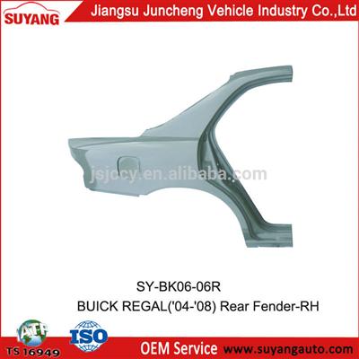 GOOD PRICE VEHICLE METAL PARTS REAR LAPPET BUICK REGAL('04-'08) REAR MUDGUARD