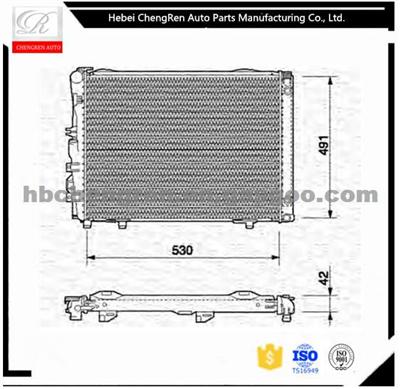 Radiator For W124 230E 84 93 With OEM 1245009003