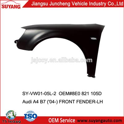 VW auto door fender