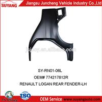 Original Body Parts Rear Fender For Decia/Renault Logan