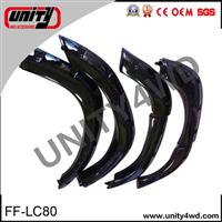Unity Hot Customization Size China 4x4 accessories abs fender flares for Landcruiser 80