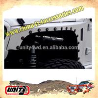 Steel and ABS Plastic Wheel Arch Mudguard Car Accessories Products ABS Fender Flares for New Jeep Wrangler JK Parts 2007-2016