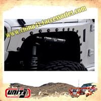 4x4 accessories offroad steel material fender flare for Jeep wrangler JK 2007-2016