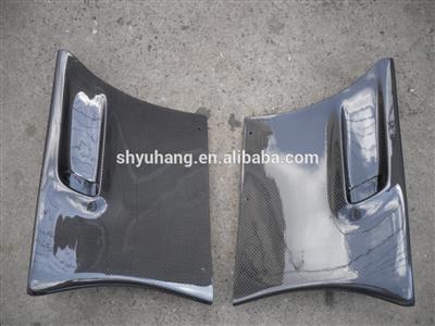 Carbon fiber RE-GT Front Wing Addon (pair) for RX-7 FD3S CF