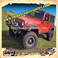 China Fender Flare Manufacturer Wholesale ABS plastic Fender Flares TJ Wheel Mudguard for wrangler 97-06