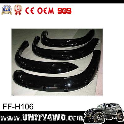 4x4 truck parts China 4X4 factory 4x4 fender flares for Hilux 106 Series