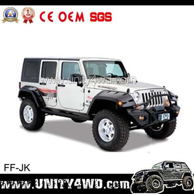 Car auto body parts 4x4 China factory wheel arch fender flares for JK wrangler