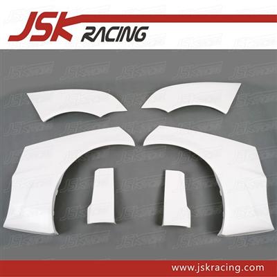 FOR EVO X EVO 10 VA WIDE VER FIBER GLASS WIDER REAR OVER FENDER FOR MITSUBISHI LANCER EVO 10 EVO X (JSK200852)