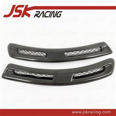 FOR EVO 10 EVO X CARBON FIBER FRONT FENDER VENT FOR MITSUBISHI LANCER EVOLUTION EVO 10 EVO X (JSK200832)