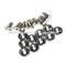 m6 (10sets/bag)stainless steel screw aluminum alloy anodized titanium bumper countersunk fender washer