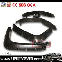 China 4x4 accessories Popular and Durable ABS fender flares for FJ Cruiser