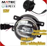 Fog Lamp With DRL Daytime Running Light 9005 Hb3 9006 Hb4 H11 H10 3.5 Inch Chrome Fog Light Trim