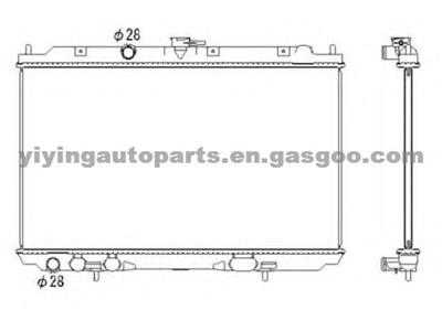 Radiator For Nissan Almera Tino 21410-BU000,21410-BU001