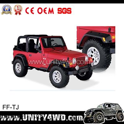 4x4 truck parts 4x4 parts fender flares for Wrangler TJ