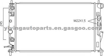 Radiator For Opel Vectra B 1300161,1300181,52464553,52464543