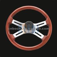 350mm Wooden Material Steering Wheel For Universal Car