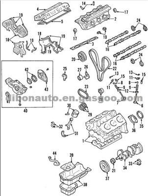 Rondo Piston And Pin Optima OEM 234103E011 23410-3E011