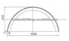 plastic trailer mudguard truck pvc fender auto