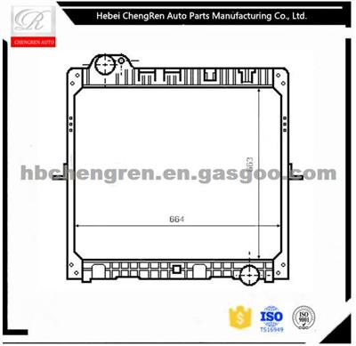 6555000003 Truck Radiator Spare Parts For Mercedes