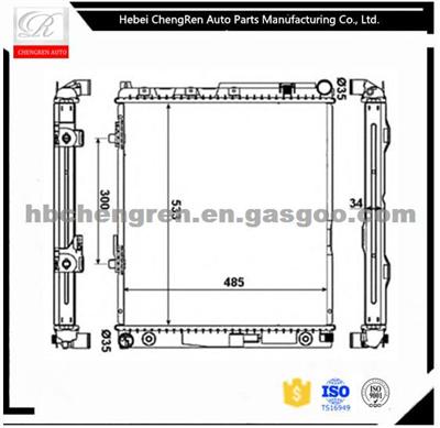 Radiator 124 500 93 03 /1245009303 For Benz