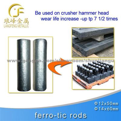 Titanium Carbide Cermet Pins For Max Increasing Wear Life In Jaw Crusher Plates Hammers Breakers Block