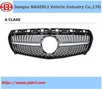 Front Diamond Silver Grille for A class GRILLE