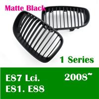 On Sale Matte Black front grille for BMW E87 LCI E81 E82 E88 2008 116i 118i 120i 123d 130i
