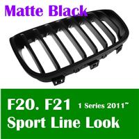 Free airmail postage Matte Black Front Kidney Grille for bmw 1 Series F20 F21 Sport Line Look