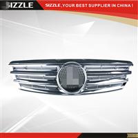 Plastic All Chrome Front Grille For Mercedes W203 CL 2000-2006