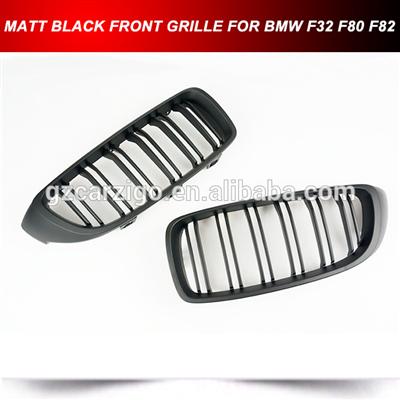 MATTE BLACK FRONT HOOD BUMPER GRILL GRILLE FOR BMW F32 F33 F36 F80 F82 M3 M4