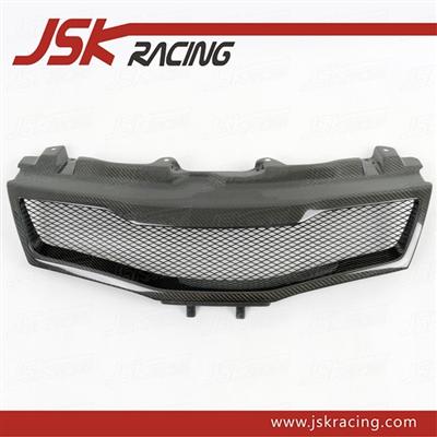 CARBON FIBER FRONT GRILLE FOR 2006-2009 HONDA CIVIC FN2