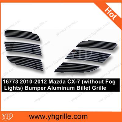 Car Accessories 2010-2012 Mazda CX-7 (without Fog Lights) Lower Bumper Aluminum Billet Grille