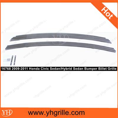 2009-2011 Hon-da Sedan/2009-2011 Hon-da Hybrid Sedan Lower Bumper Aluminum Billet Grille