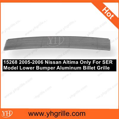 Auto part 2005-2006 Ni-ssan Altima Only For SER Model Lower Bumper Aluminum Billet Grille