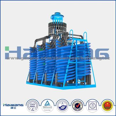 Haiwang High Efficiency Spiral Chute / Spiral Chute Separator For Sale