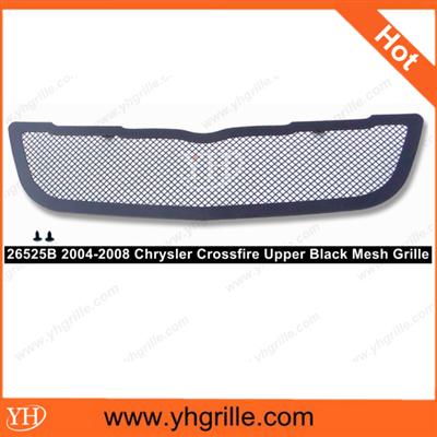 Auto parts 2004-2008 Chrysler Crossfire Main Upper Black Wire Mesh Grille