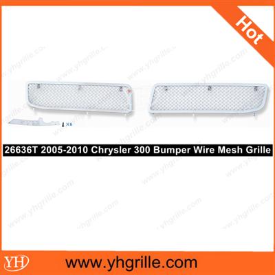 2005-2010 Chrysler 300 (Fog Lights Full Covered) Lower Bumper Wire Mesh Grille