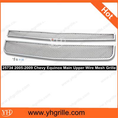 Matching For 2005-2009 Chevy Equinox Main Upper Wire Mesh car Grille