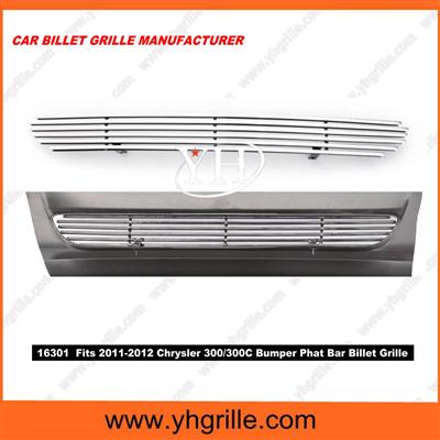 2011-2014 Chrysler 300 /300C Grill (Not For SRT8) Lower Bumper Aluminum Billet Wide Grille